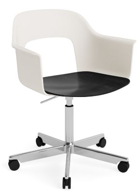 Layout Armchair 242 Fauteuil 4 pieds en étoile Vérin à gaz avec fonction pivotante Hay